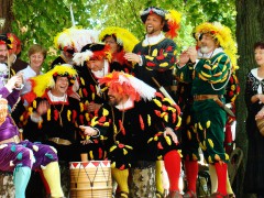 Freischießen 2007, Landsknechte beim Würfelspiel