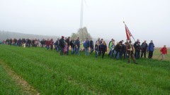 Schnadezug um die gesamte Adorfer Gemarkung von etwa 35 Kilometern und mit insgesamt 311 Teilnehmern.